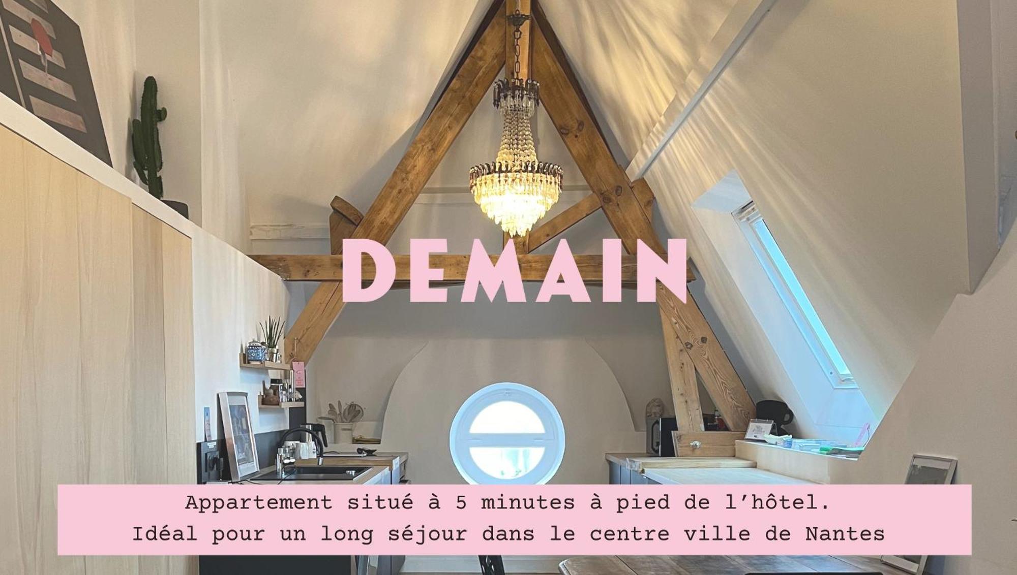 Demain Hotel & Conciergerie Нант Экстерьер фото